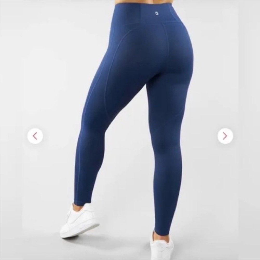 BuffBunny Blue High-Waisted Leggings